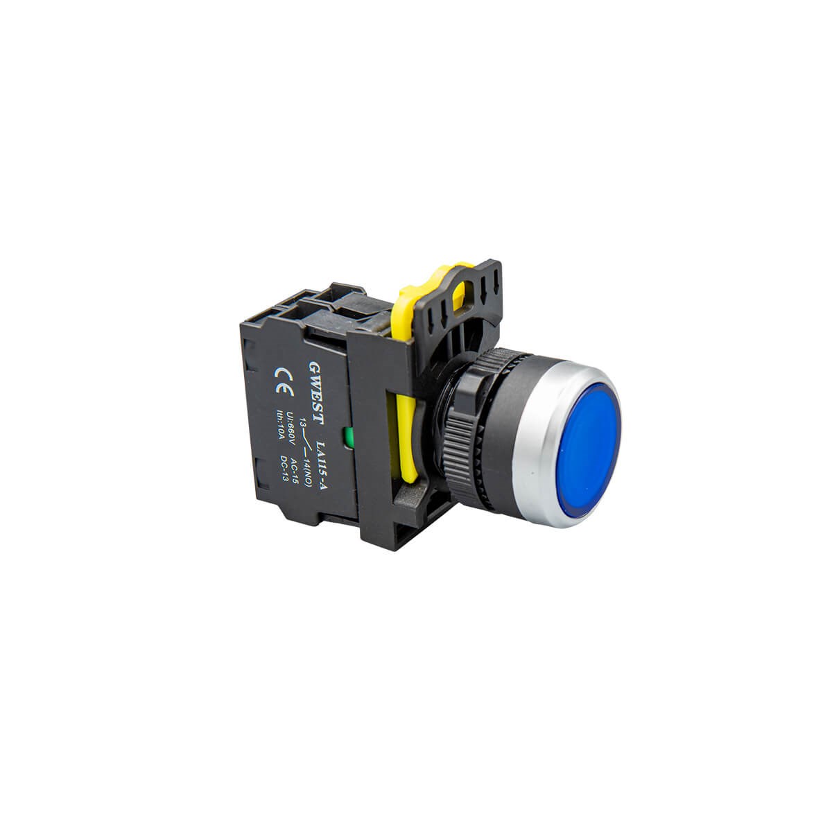 A5-21D (Mavi) 220V. Led Işıklı Start Buton - Mavi