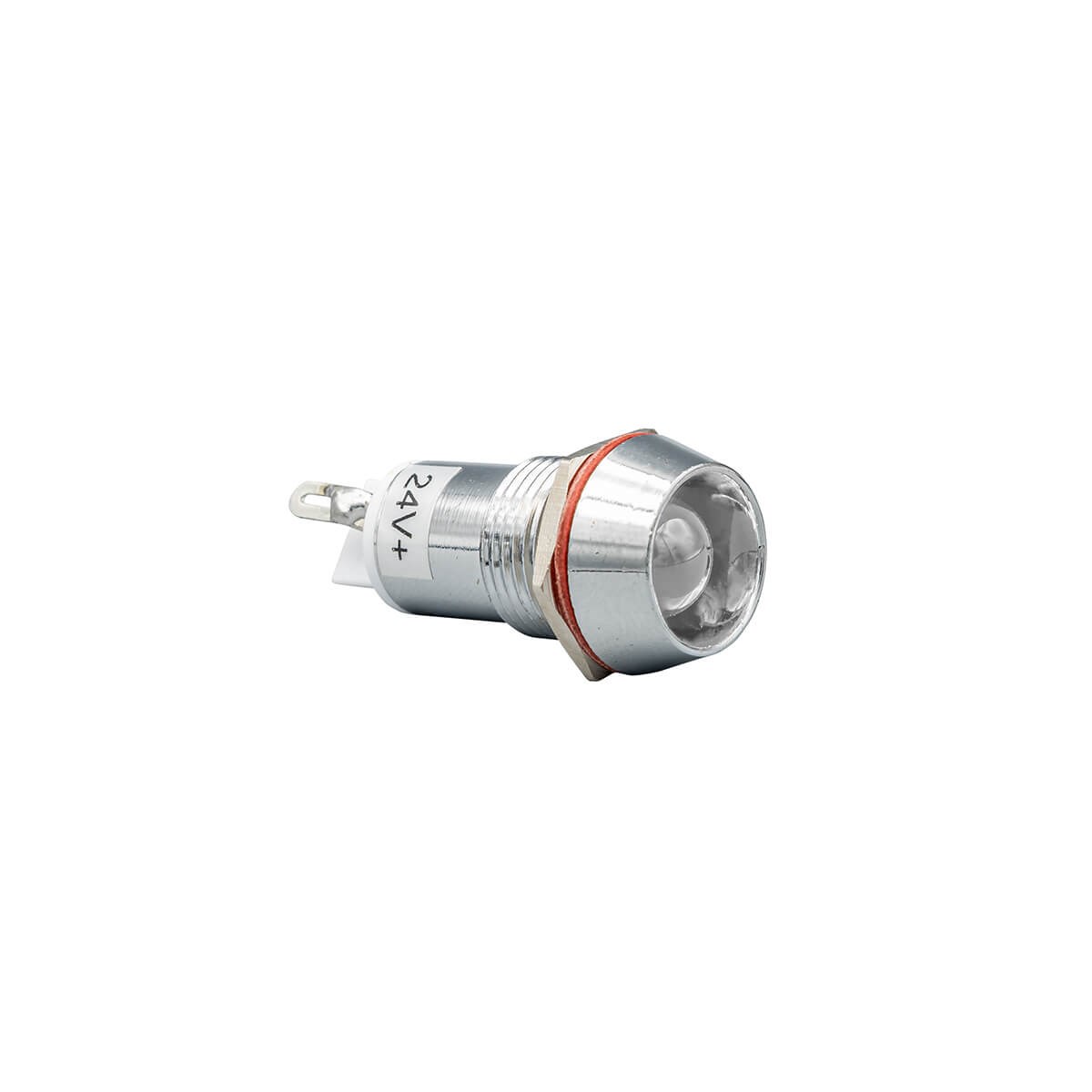 14mm (Beyaz) 220V. Metal Sinyal Lambası