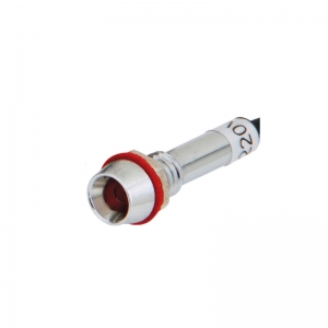 14mm (Kırmızı) 220V. Metal Sinyal Lambası