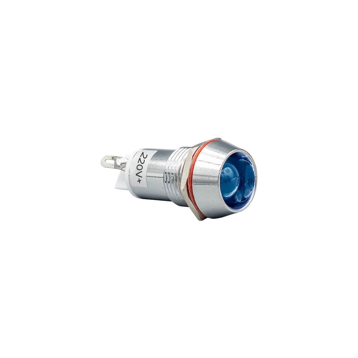 14mm (Mavi)  220V. Metal Sinyal Lambası