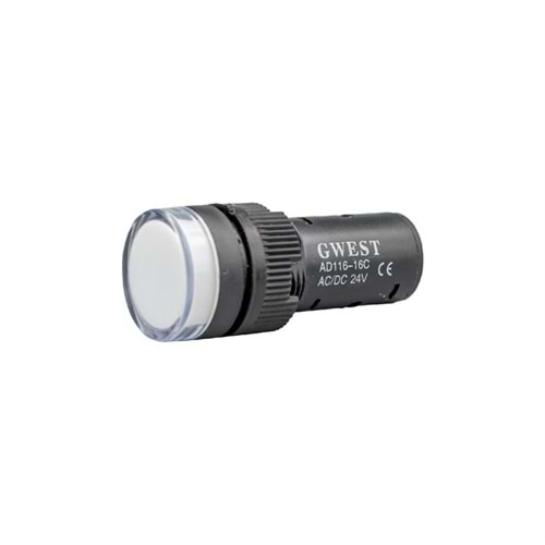 16mm (Beyaz) 110V. Sinyal Lambası