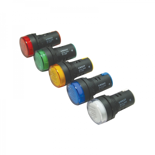 16mm (Beyaz) 220V. Sinyal Lambası - Beyaz