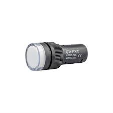 16mm (Beyaz) 24V. Sinyal Lambası - Beyaz