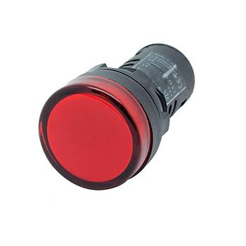 22mm (Kırmızı) 24V. Sinyal Lambası - Kırmızı