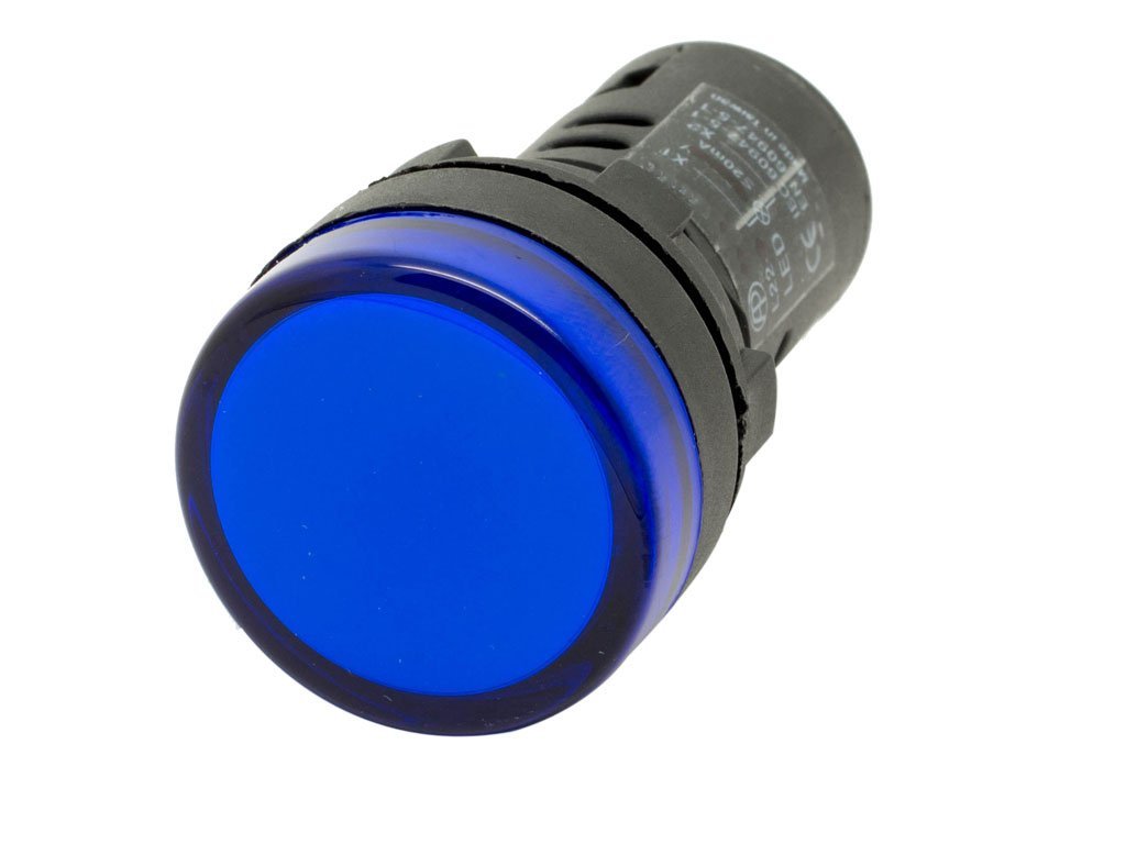 22mm (Mavi) 220V. Sinyal Lambası - Mavi