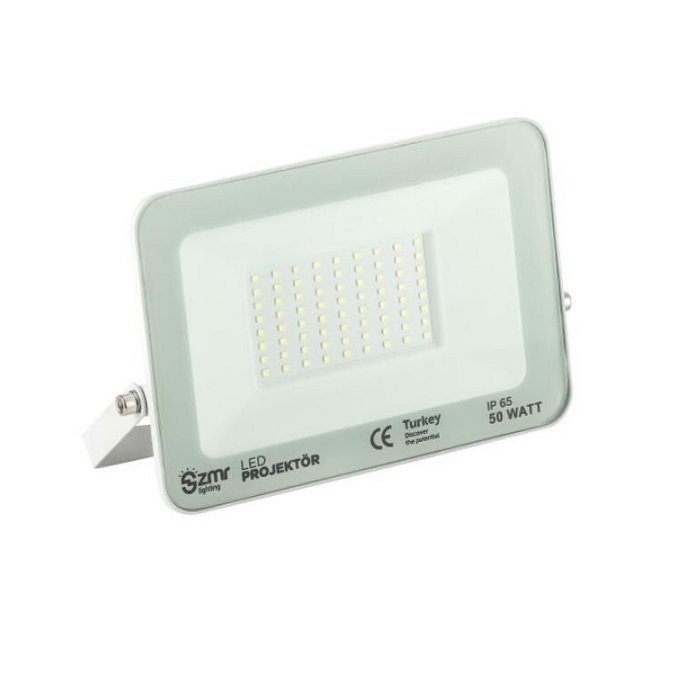 50W İnce Kasa  Led Projektör 3000K Günışığı 