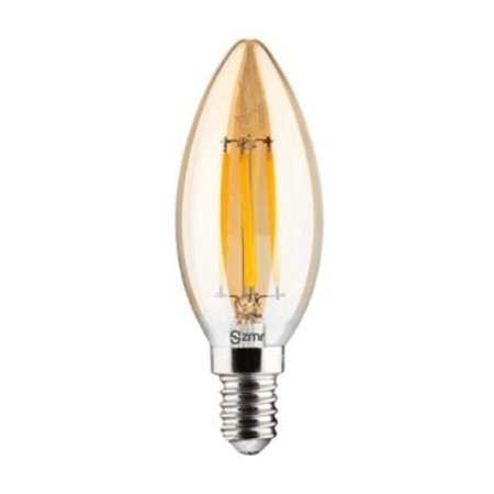 6W C35 Buji Flamanlı Ampul E14