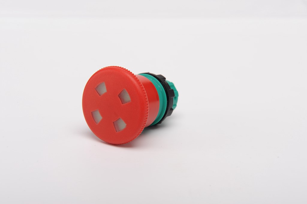 Yedek Acil Stop 40 mm Çevirmeli Kırmızı Buton Kafası