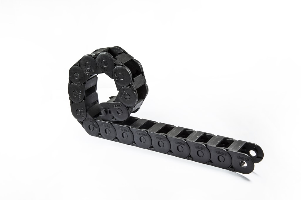 15x15mm R:25mm Dış Kapaklı Açık Plastik Hareketli Kablo Taşıma Kanalı