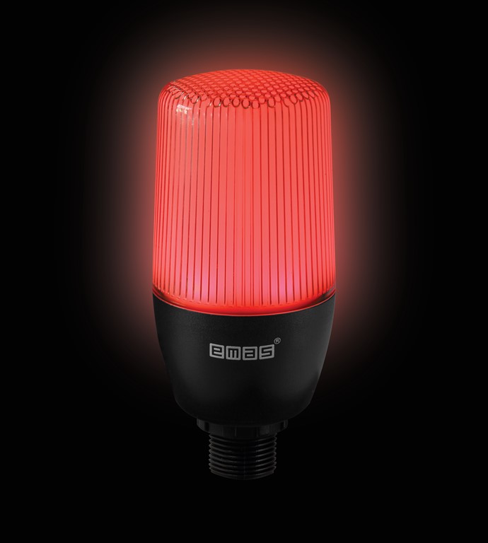 IF Serisi Çok Renkli 110V AC Sabit Anahtar Kontrollü M22 Vidalı  Led İkaz 55mm