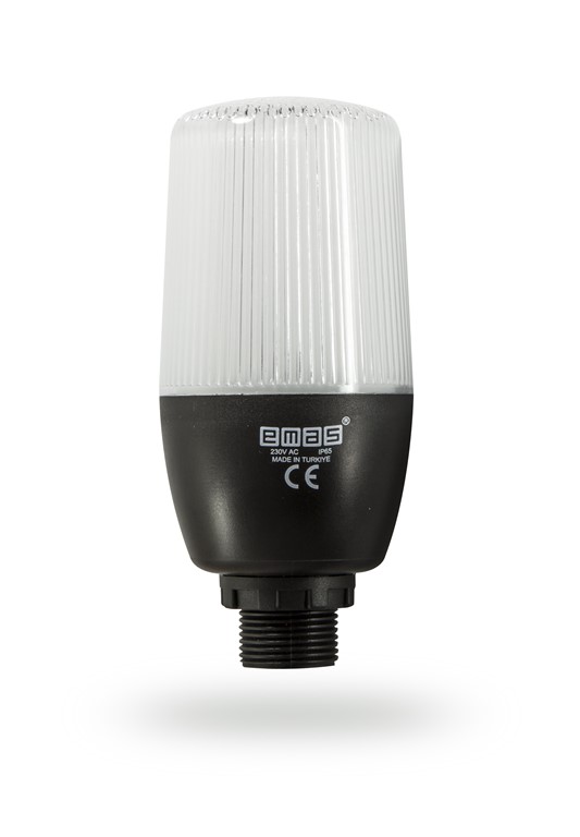 IF Serisi Çok Renkli 220V AC Buzzerlı Sabit Anahtar Kontrollü M22 Vidalı  Led İkaz 55mm