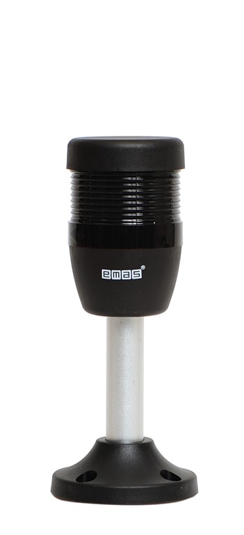 IK Serisi Tek Katlı 220V AC Buzzerlı 100mm Borulu Plastik Ayaklı Led Kolon 50mm