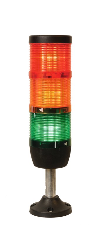 IK Serisi Üç Katlı 24V AC/DC 100mm Borulu Plastik Ayaklı Led Kolon 70mm