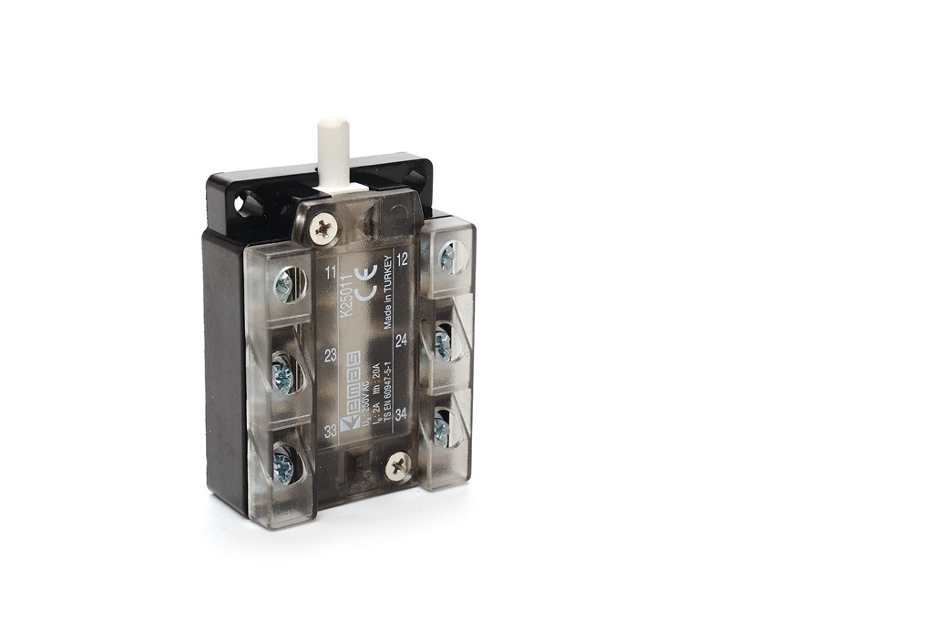  2NO+1NC Vidalı K Serisi Hücre Switch
