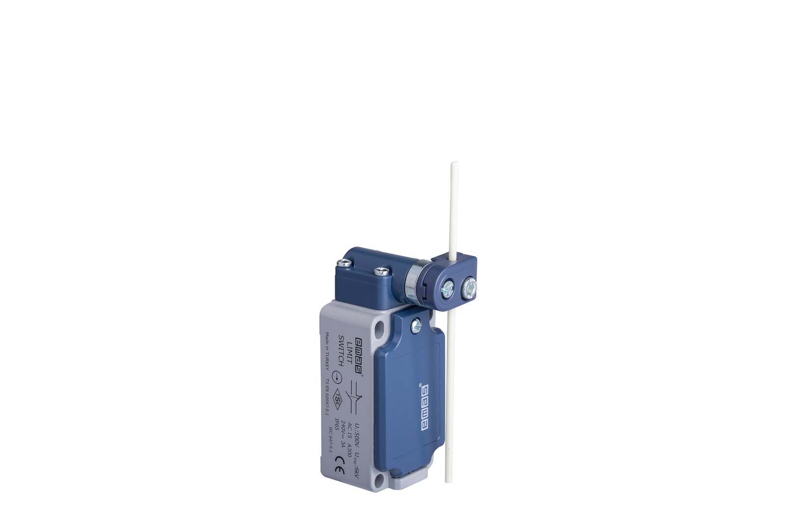 L52 Metal Gövde 3 mm Fiber Rijit Kol Ani Hareketli 1NO+1NC Sınır Şalter