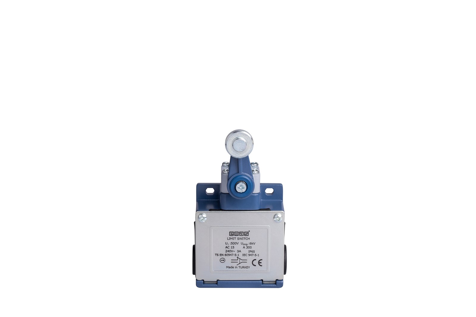 L53 Metal Gövde 18 mm Metal Kollu Makara Ani Hareketli 1NO+1NC Sınır Şalter