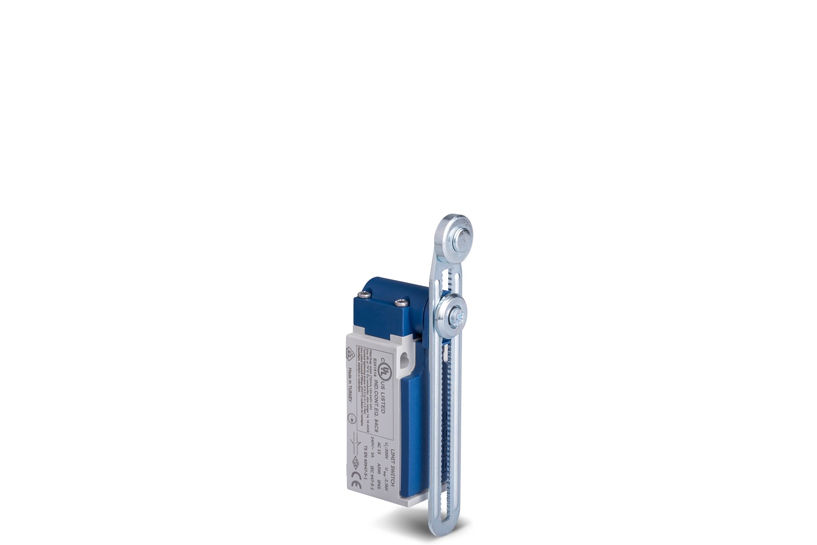 L5 Plastik Gövde 18 mm Metal Ayarlanabilir Kollu Makara Ani Hareketli 1NO+1NC Sınır Şalter