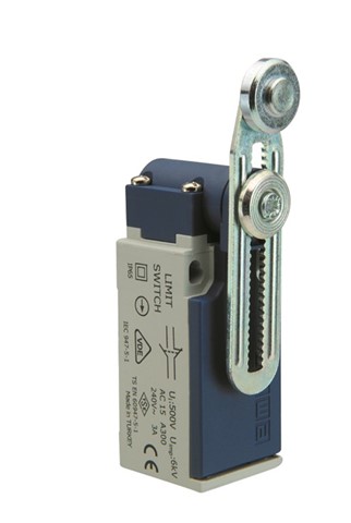 L5 Plastik Gövde 18 mm Metal Ayarlanabilir Kollu Makara Yavaş Hareketli 1NO+2NC Sınır Şalter