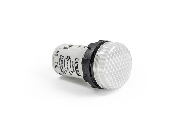 MB Serisi Plastik Led'li  24V AC/DC Beyaz 22 mm Sinyal