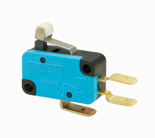  Plastik Kısa Kollu Makaralı 1CO MK1 Serisi Mikro Switch