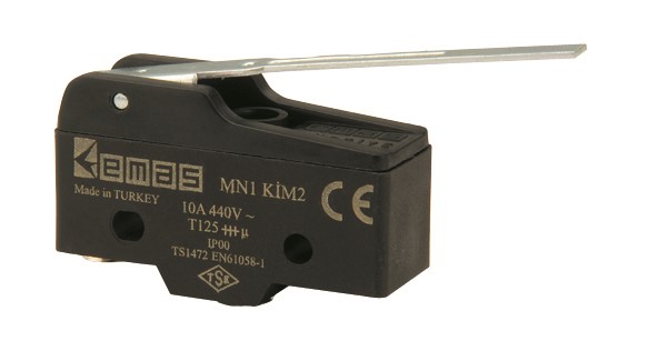  Metal Uzun Kollu 1CO MN1 Serisi Plastik Mini Switch
