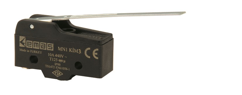  Metal Uzun Kollu 1CO MN1 Serisi Plastik Mini Switch