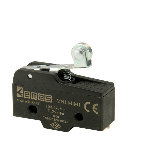  Metal Kısa Kollu Makaralı 1CO MN1 Serisi Plastik Mini Switch
