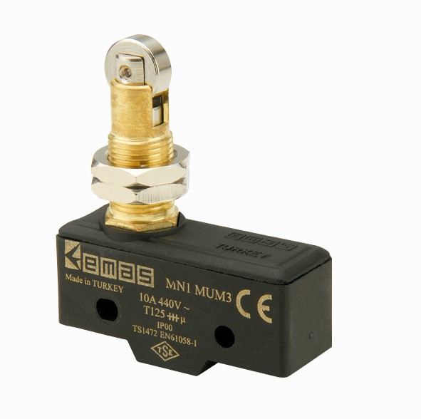  Metal Makaralı Pimli 1CO MN1 Serisi Plastik Mini Switch