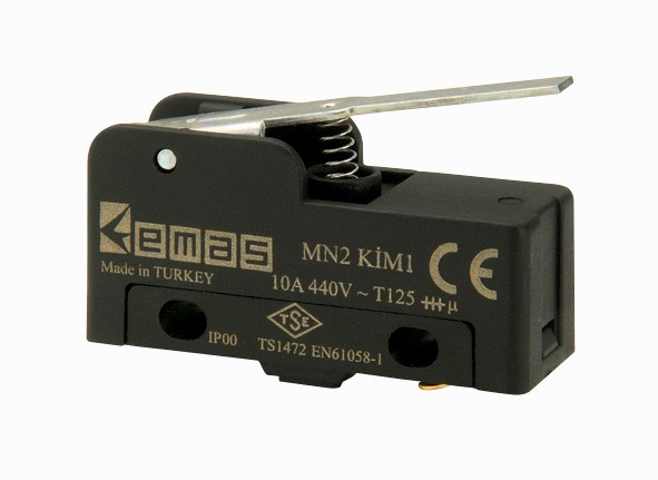  Metal Kısa Kollu 1CO MN2 Serisi Plastik Mini Switch