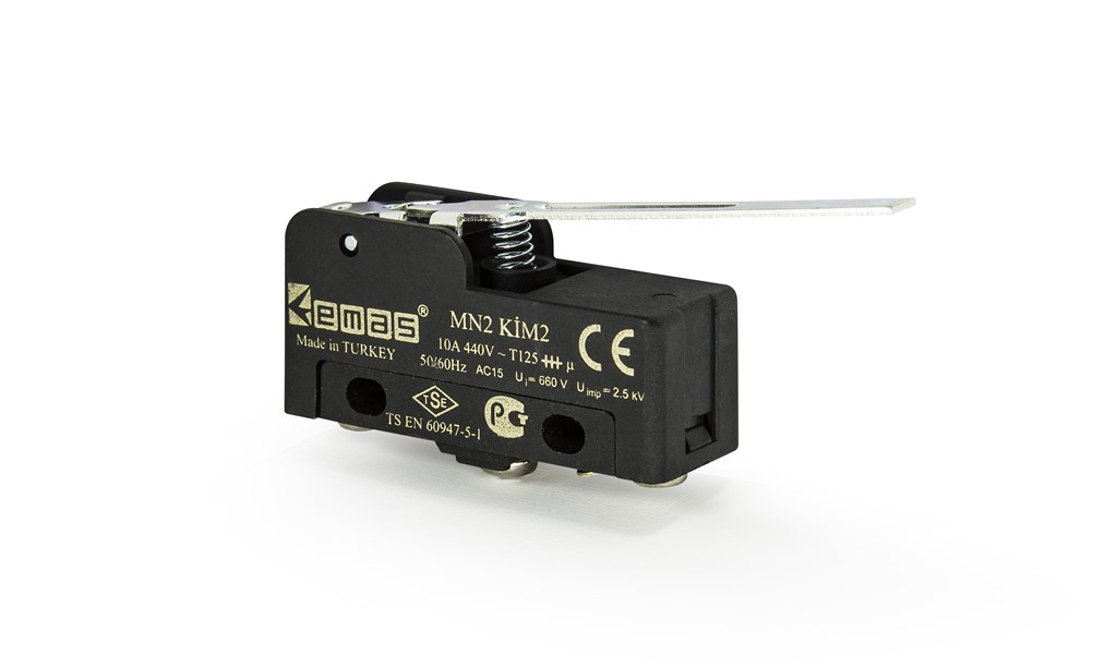  Metal Uzun Kollu 1CO MN2 Serisi Plastik Mini Switch