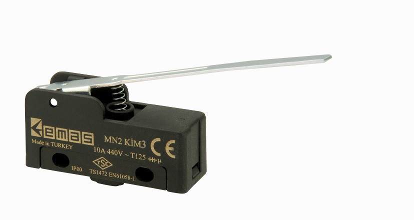  Metal Uzun Kollu 1CO MN2 Serisi Plastik Mini Switch