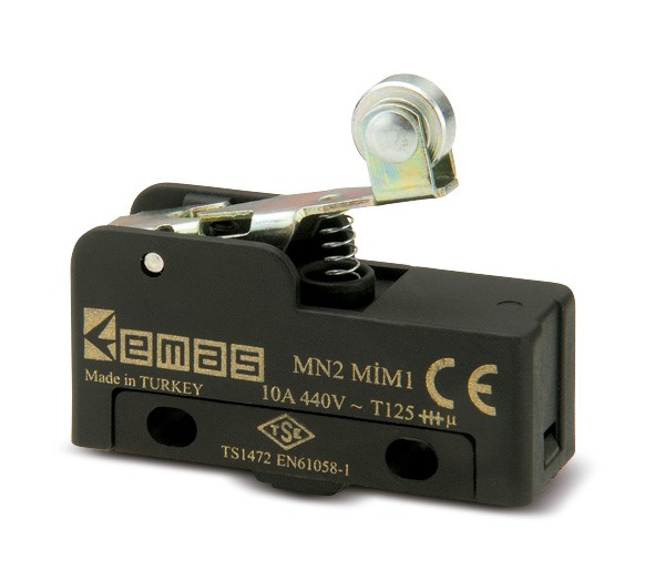  Metal Kısa Kollu Makaralı 1CO MN2 Serisi Plastik Mini Switch