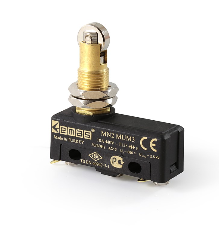 Metal Makaralı Pimli 1CO MN2 Serisi Plastik Mini Switch