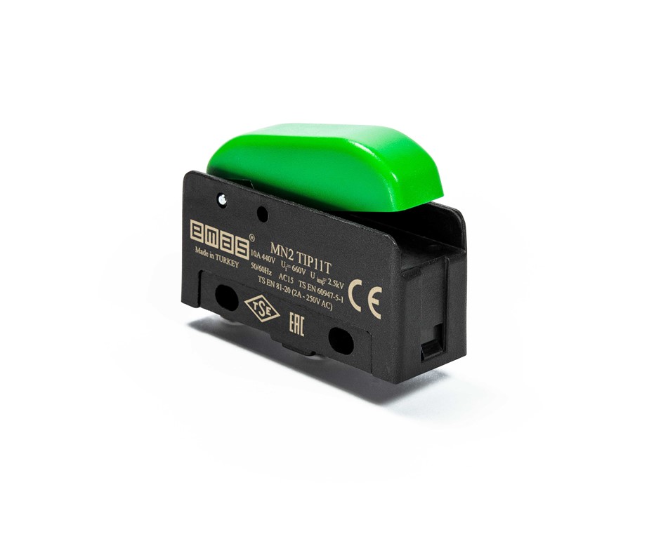  Plastik Tetikli 1NO MN2 Serisi Plastik Mini Switch