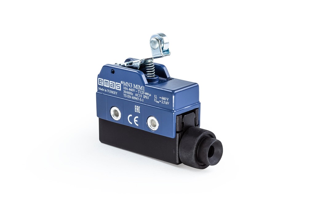  Metal Kısa Kollu Makaralı 1CO MN3 Serisi Metal Mini Switch