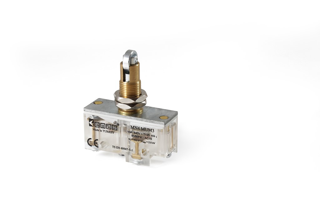  Metal Makaralı Pimli 1NO+1NC MN4 Serisi Plastik Mini Switch