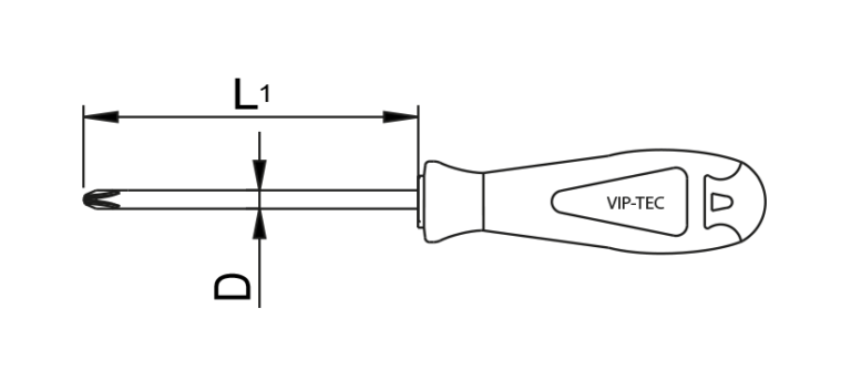 Power Pozidriv Uçlu Tornavida PZ0 mm