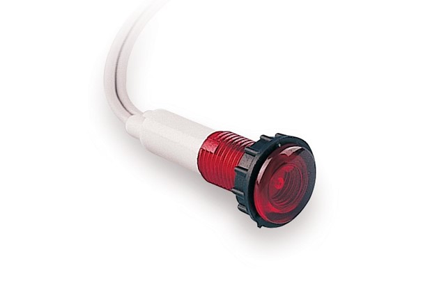 S Serisi Plastik Led'li  230V AC Kırmızı 10 mm Sinyal