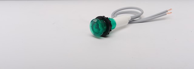 S Serisi Plastik Led'li  230V AC Yeşil 10 mm Sinyal