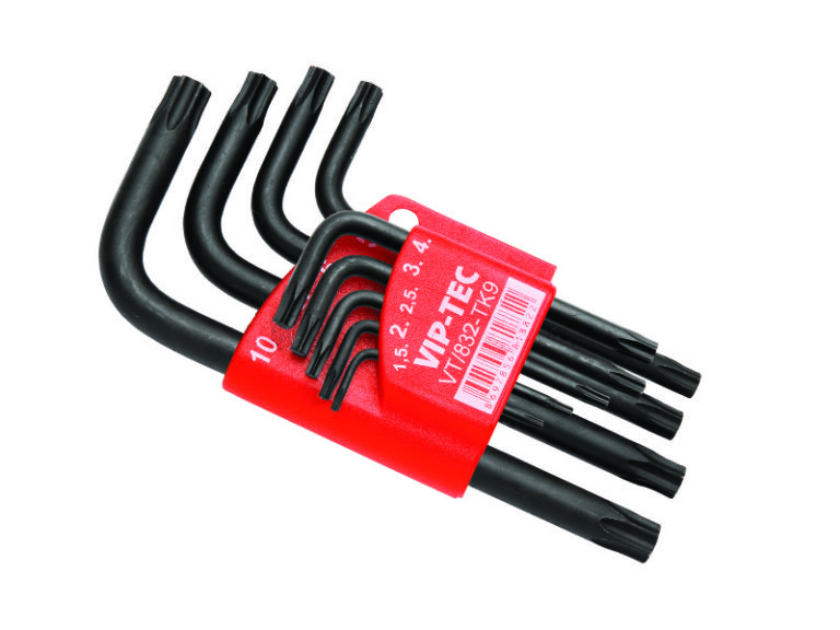 Torx Allen Anahtar Takmı 9 Parça Uzun mm