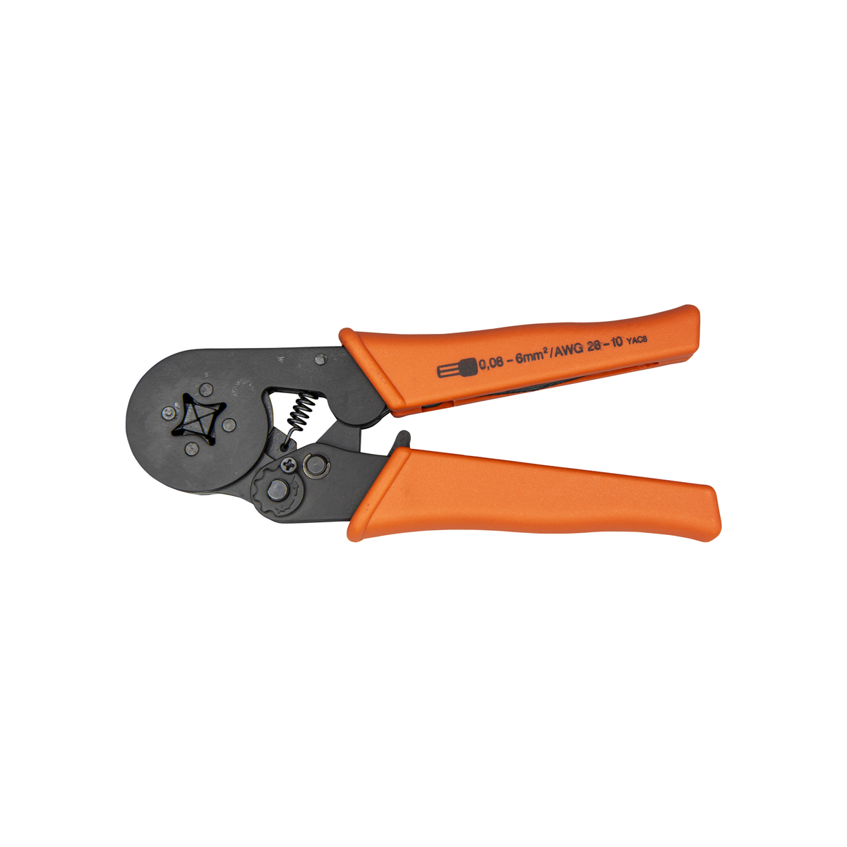YAC-8 İzoleli Kablo Yüksüğü Sıkma Pensesi(0,08-6mm)