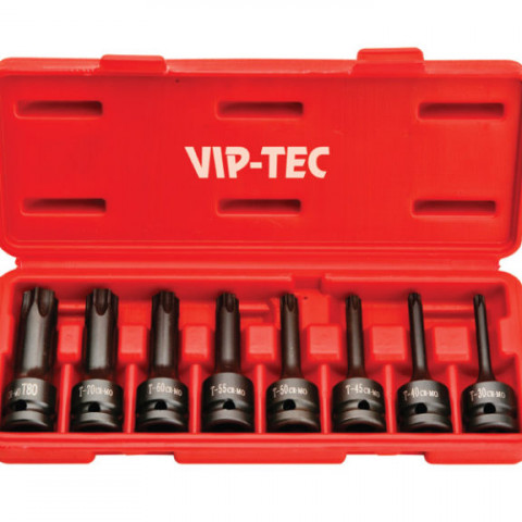 1/2" Havalı Torx Lokmalı Bits Seti 8 Parça mm