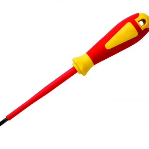 1000V İzoleli̇ Düz Uçlu Tornavida 3.0 mm
