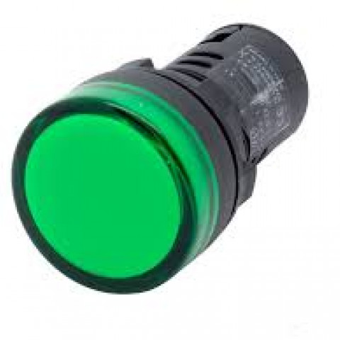 22mm (Yeşil) 24V. Sinyal Lambası - Yeşil