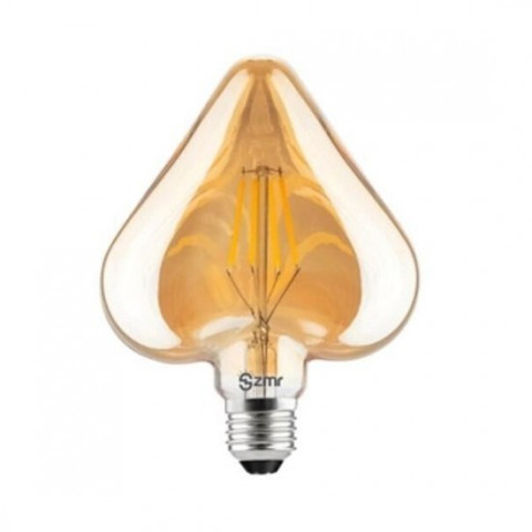 4W Kalp Flamanlı Ampul E27