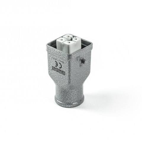 Metal 4 Kontak Uzatma Tipi Priz 10A Üstten Girişli Çok Kontaklı