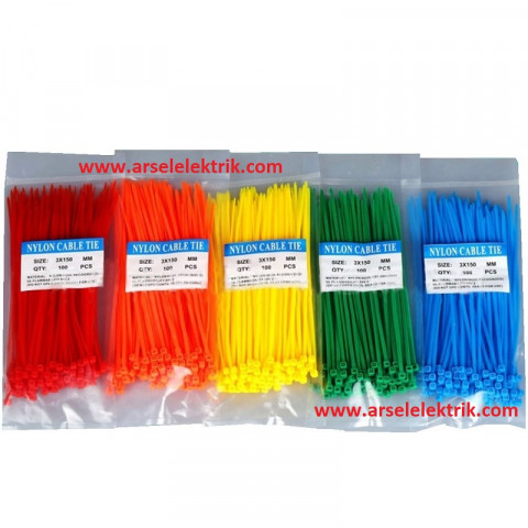 GT-200ST (200X4.8mm) (Yeşil) Kablo Bağı  