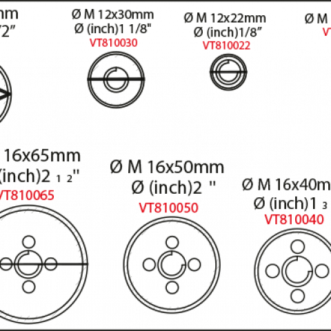 Hss-Bı Metal Panç Takımı  9 Parça mm