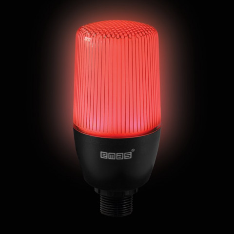 IF Serisi Çok Renkli 12V AC/DC Sabit Anahtar Kontrollü M22 Vidalı  Led İkaz 55mm