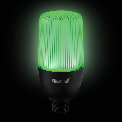 IF Serisi Çok Renkli 24V AC/DC Sabit Anahtar Kontrollü M22 Vidalı  Led İkaz 55mm